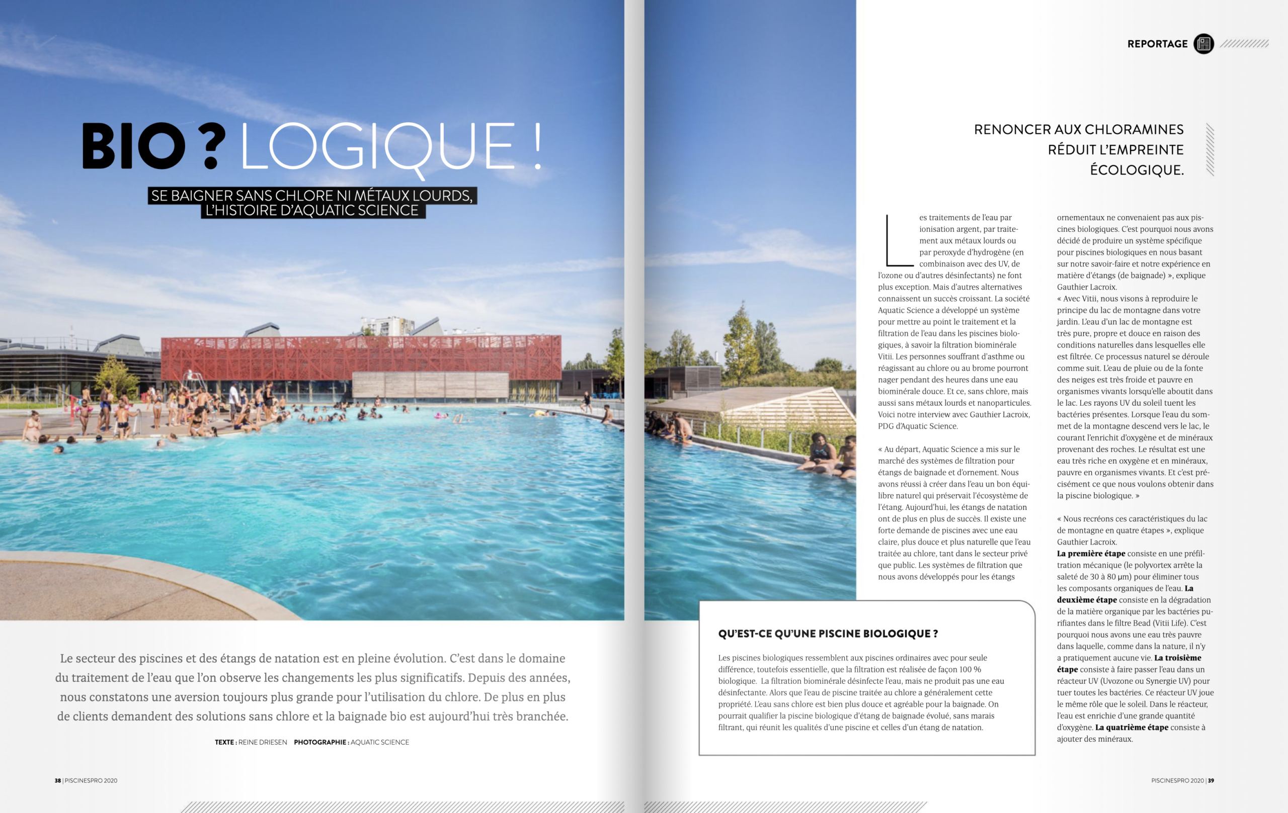 Natural swimming pool publication